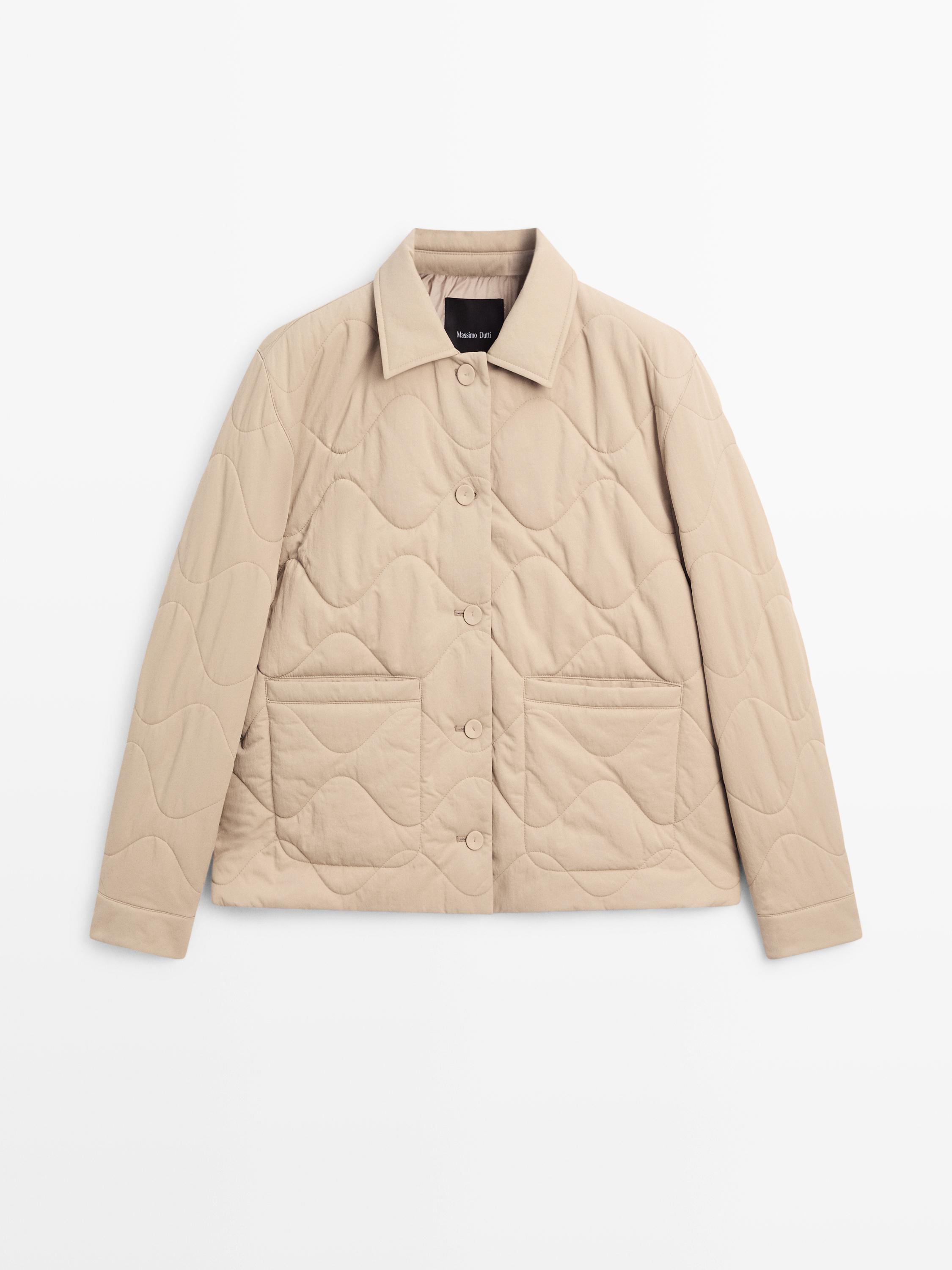 Veste avec coutures apparentes